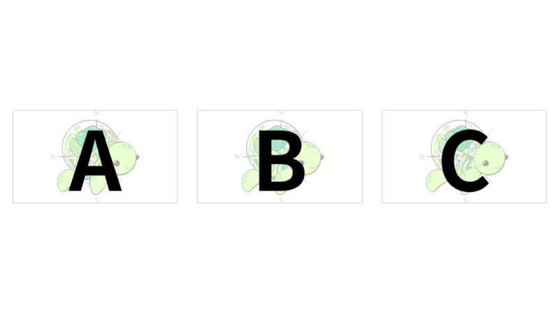 画像を３枚横並びに設定した場合のパソコンでの表示の仕方