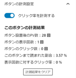 SWELLボタンの計測データがあるときの表示